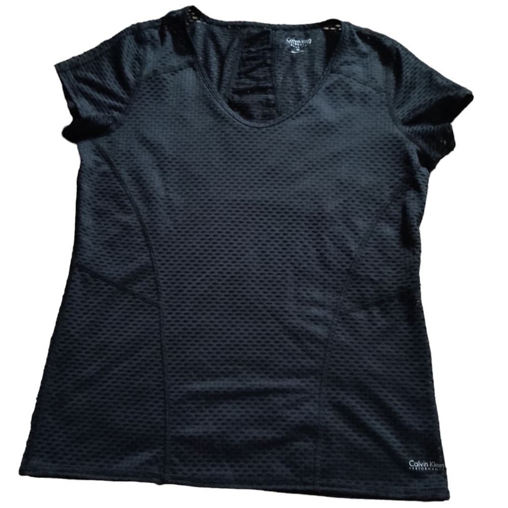 Calvin Klein Performance Quick Dry Short Sleeve Mesh T-shirt Size M